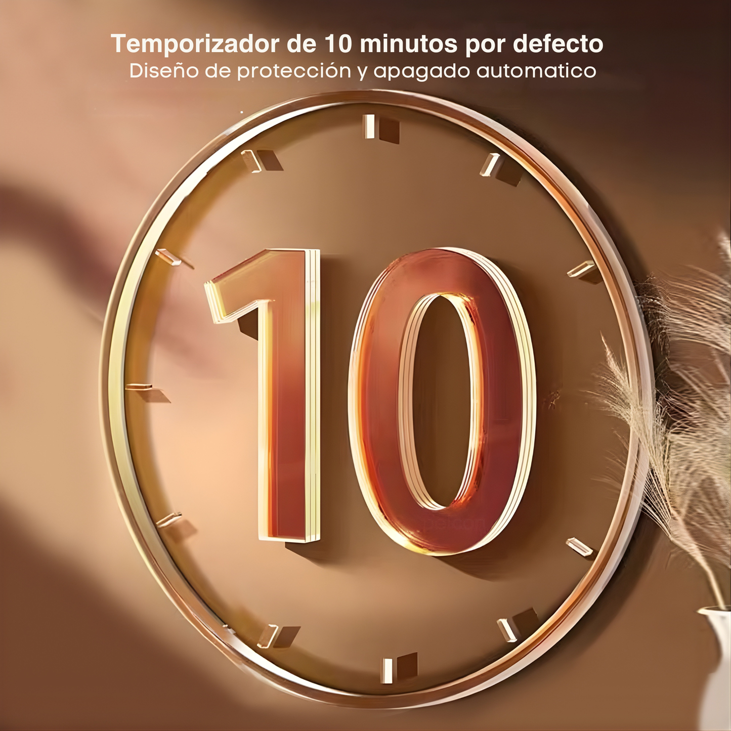 Masajeador muscular de alta frecuencia con seis cabezales