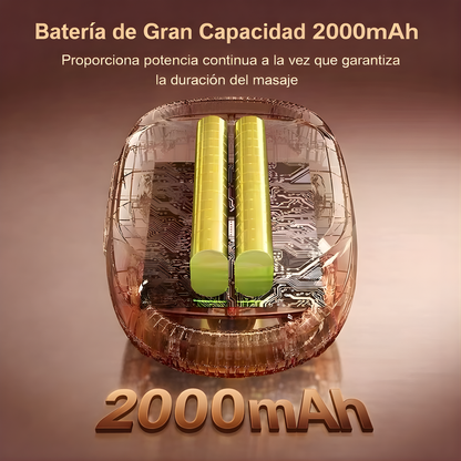 Masajeador muscular de alta frecuencia con seis cabezales